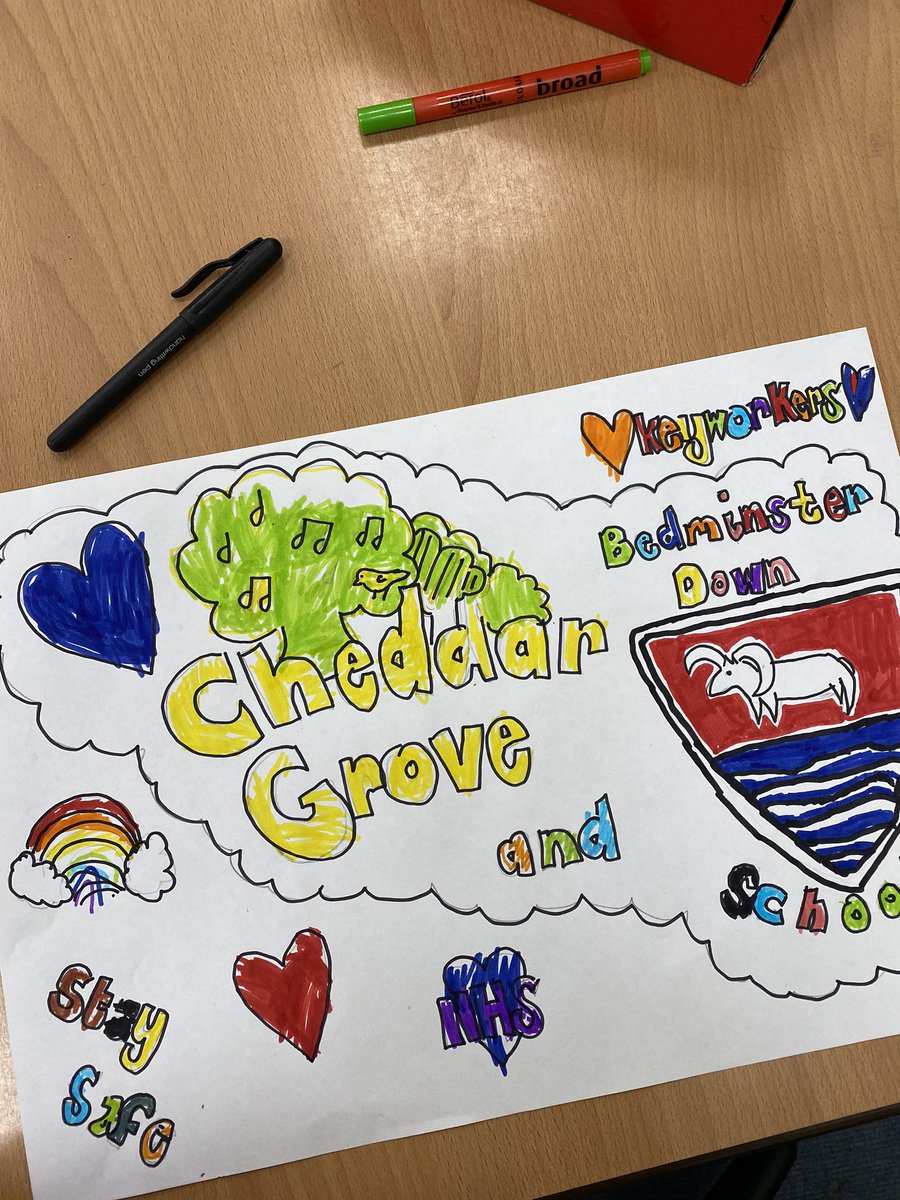 holl88's tweet photo. Day 12 of working with our keyworkers and NHS students- amazing team work and creativity from all - @BdownSchool  our year 7’s leading the younger primary students. Amazing #keyworkers #NHS https://t.co/YxM5G9E6u5