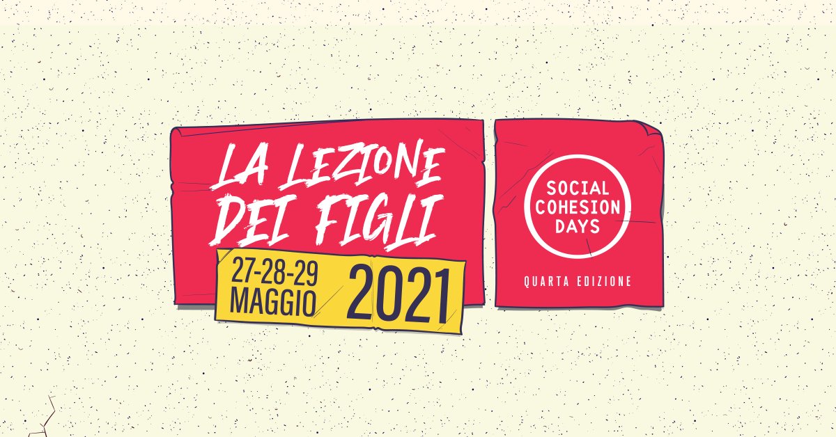 Il comitato promotore dei Social Cohesion Days, dopo lunghe riflessioni e nell’incertezza dei prossimi mesi, ha deciso di rimandare il festival all’anno prossimo. Nel frattempo abbiamo molte storie, tanti spunti e qualche sorpresa per voi. 
Continuate a seguirci!