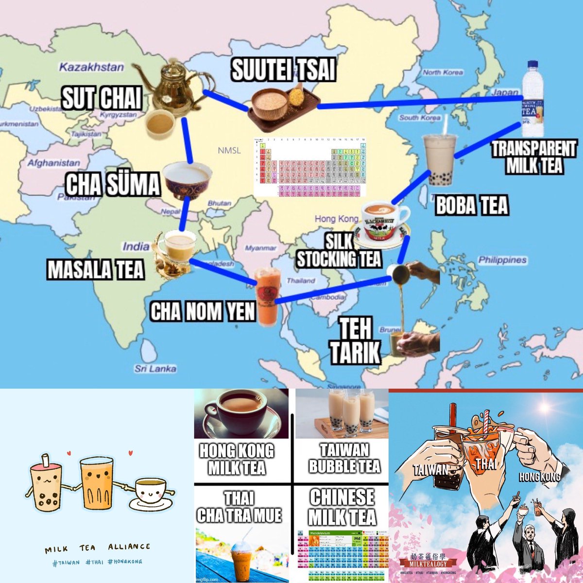 derekzai's tweet image. Milktea Alliance
#milkteaalliance vs #wumao
香港仲有 #茶走妹

#milktea #taiwan #hongkong #thai