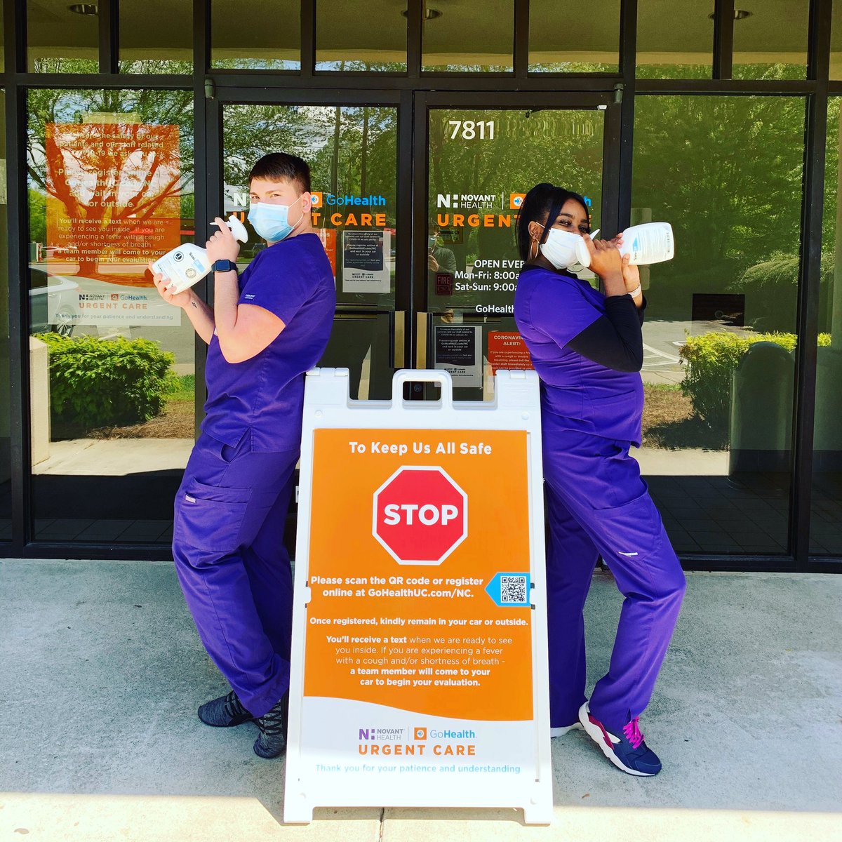 GHUC_NC's tweet photo. We care about your safety! Register online and wait in your π until your visit. Weβll call or text you when itβs your turn. #DoYourPart #GoHealthUC https://t.co/wPHZwswXZo