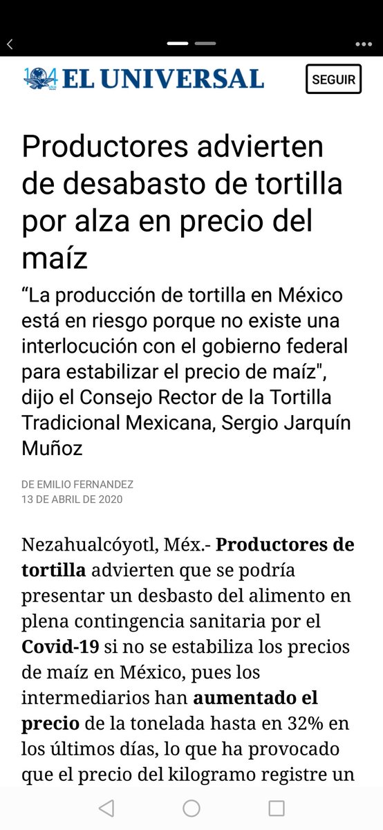 MaizRed's tweet photo. Tortillerías en riesgo de cerrar por #AumentosEnElCostoDelMaíz, expresó el presidente de la Cámara Nacional de la Industria de Producción de Masa y Tortillas, Rubén Montalvo Morales.
@lopezobrador_ están en riesgo casi 450 mil fuentes de empleo.  https://t.co/ZIndBeAjGy https://t.co/5cfiRuiln2