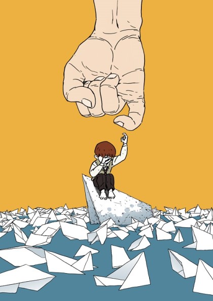 김기백 작가_약속. 세월호 추모만화전 ‘Memory’ 중.