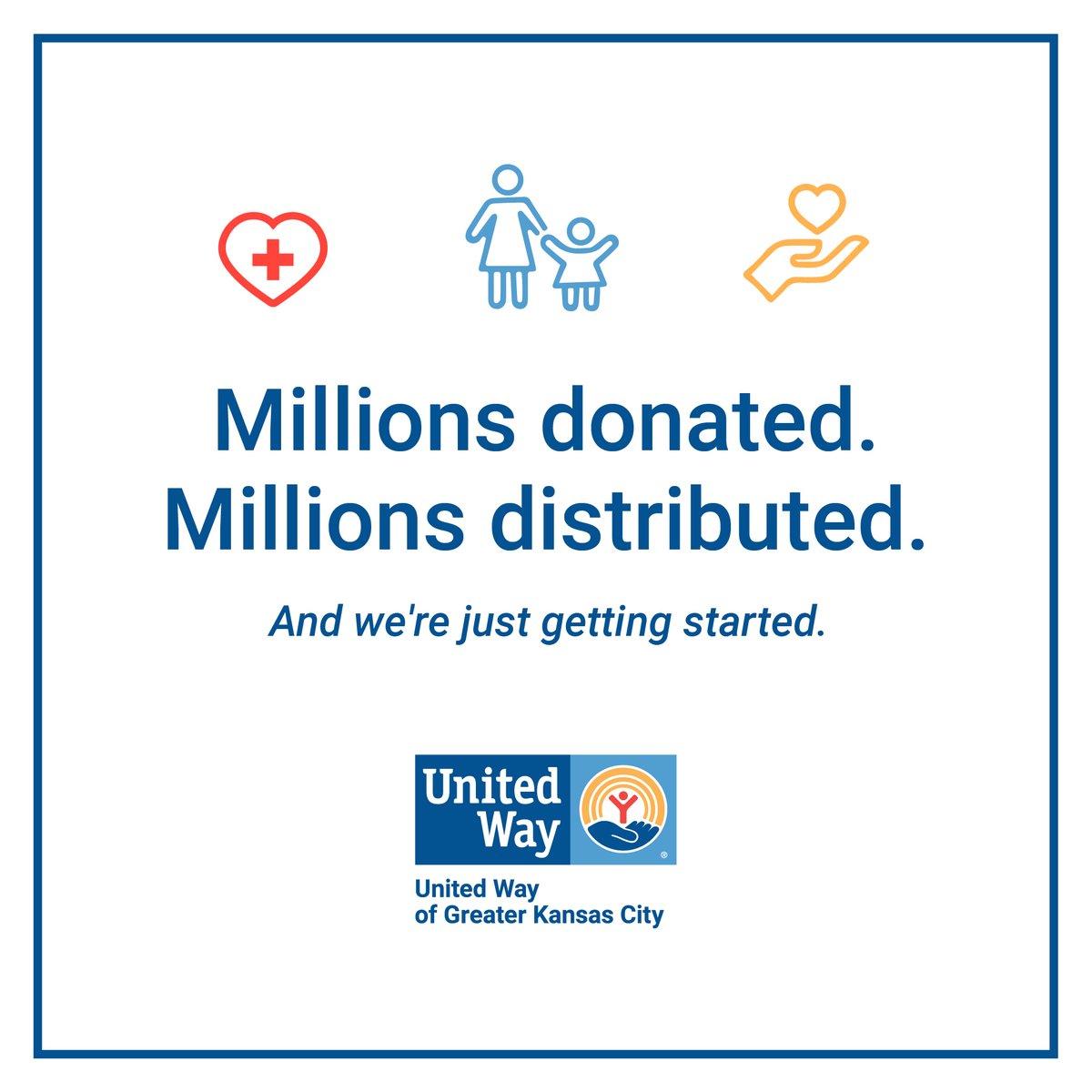 UnitedWayGKC's tweet image. $2.6 million dollars distributed -&amp;gt; 56 area nonprofits -&amp;gt; thousands of our neighbors helped = just the beginning. Thank you, Kansas City, for your incredibly generous support of the Kansas City Regional COVID-19 Response and Recovery Fund.