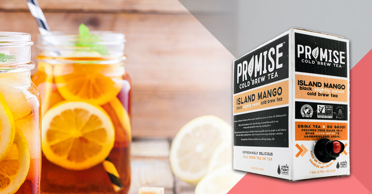 Missing your office beverages? Get your fix with bag-in-box cold brew tea from Promise Beverages Co. Even better? A portion of the proceeds goes to helping bring clean water to people in Sub-Saharan Africa with The Water Project. promisebeverages.com #WorkFromHome