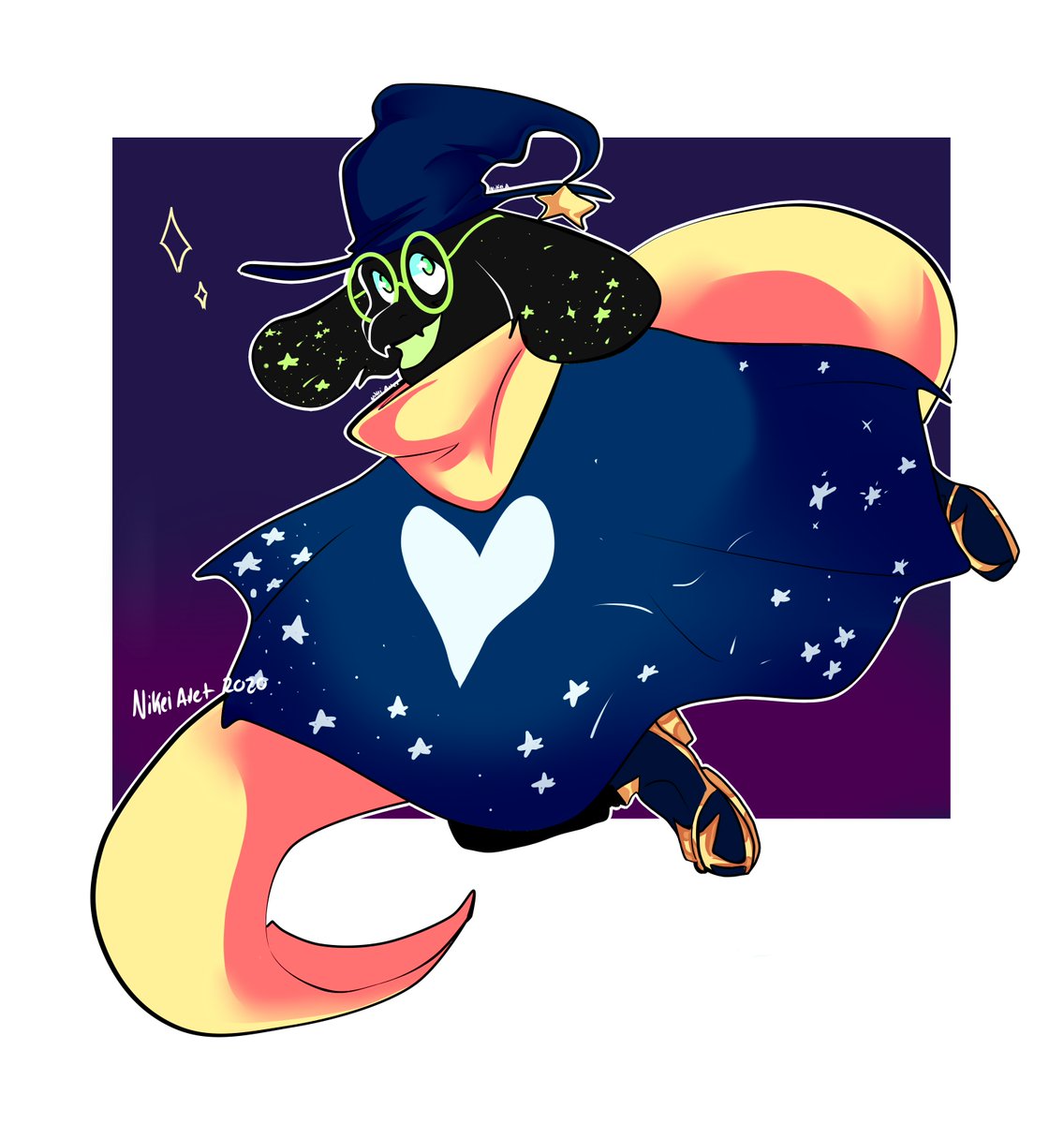 universe_nik's tweet photo. Fluffy boy comes from the stars!✨
#DELTARUNE
#ralsei
#deltaruneau
#outerrune #fanart #digitalart #ilustration https://t.co/lCaRPP2BUh