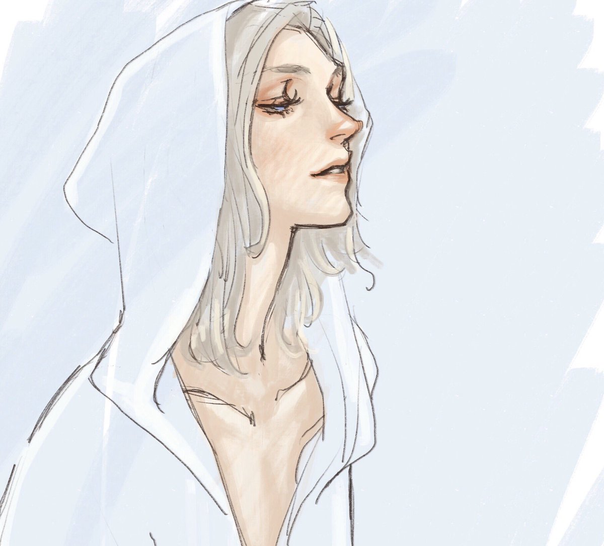 「なんとなくiPadで描いた初期の頃の絵をあげてみます。 #procreate 」|多田由美のイラスト