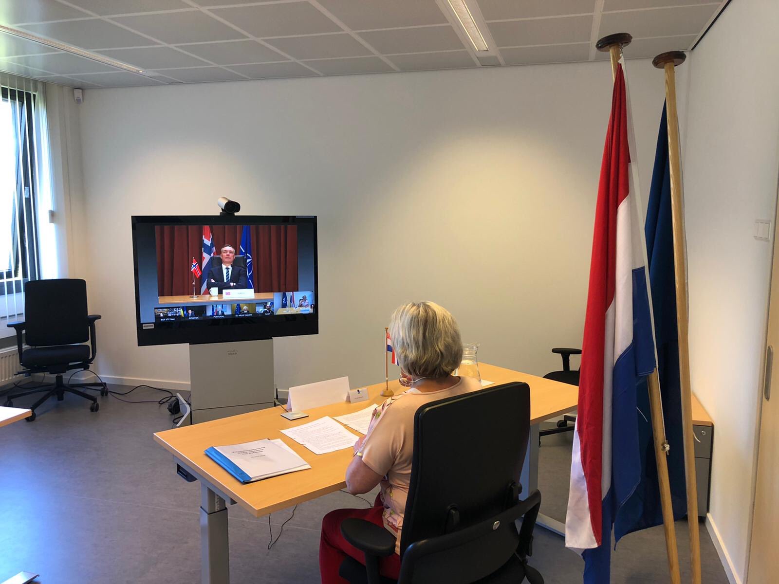 Ank Bijleveld On Twitter Videoconferentie Met De Nato Defensie Collega S Over Covid19 Navo Coordineert Waar Mogelijk Steunaanvragen En Het Hulpaanbod Van De Bondgenoten Samentegencorona Https T Co Smuzdmdk1o