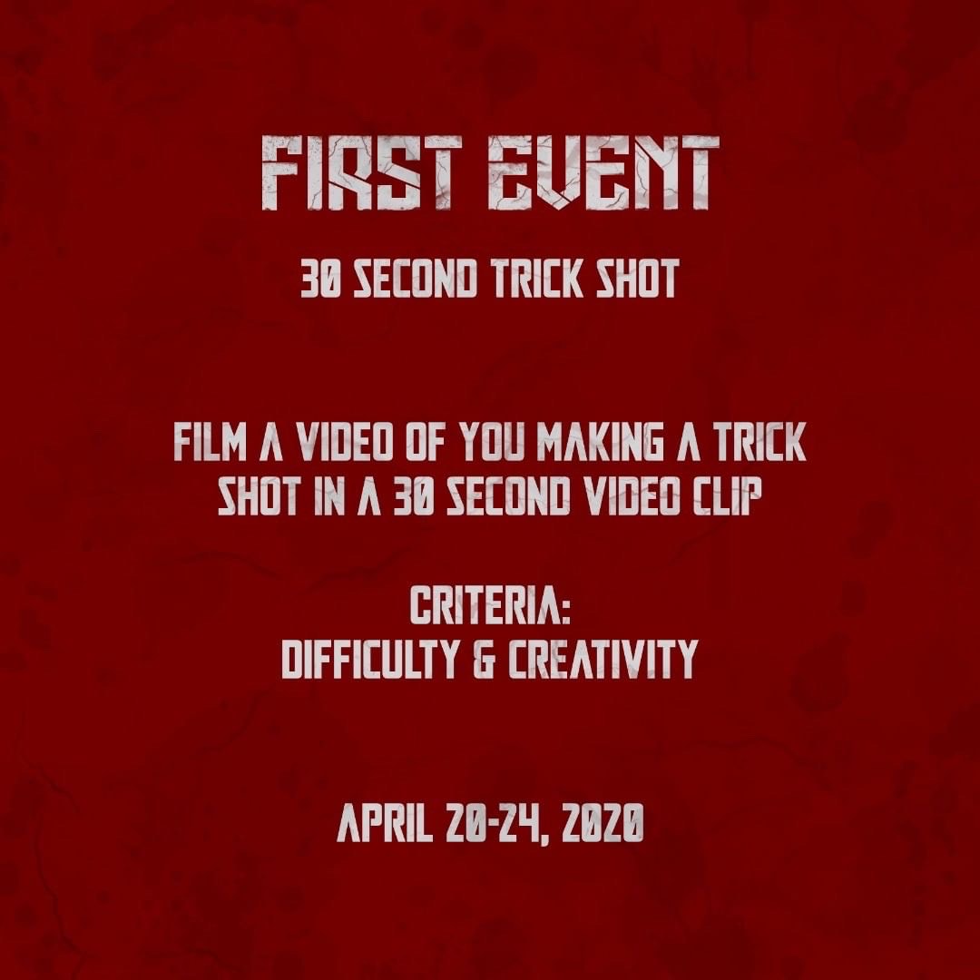 laura_volkes's tweet photo. Hey Timberwolves...are you ready to compete in The Quarantine Games?? Athletic Council is hosting this fun event. First event is a trick shot. Games start next week..will you be ready? @chinguacousyss  @ChingAthletics #ACEQUARANTINEGAMES https://t.co/256wjqGQdh