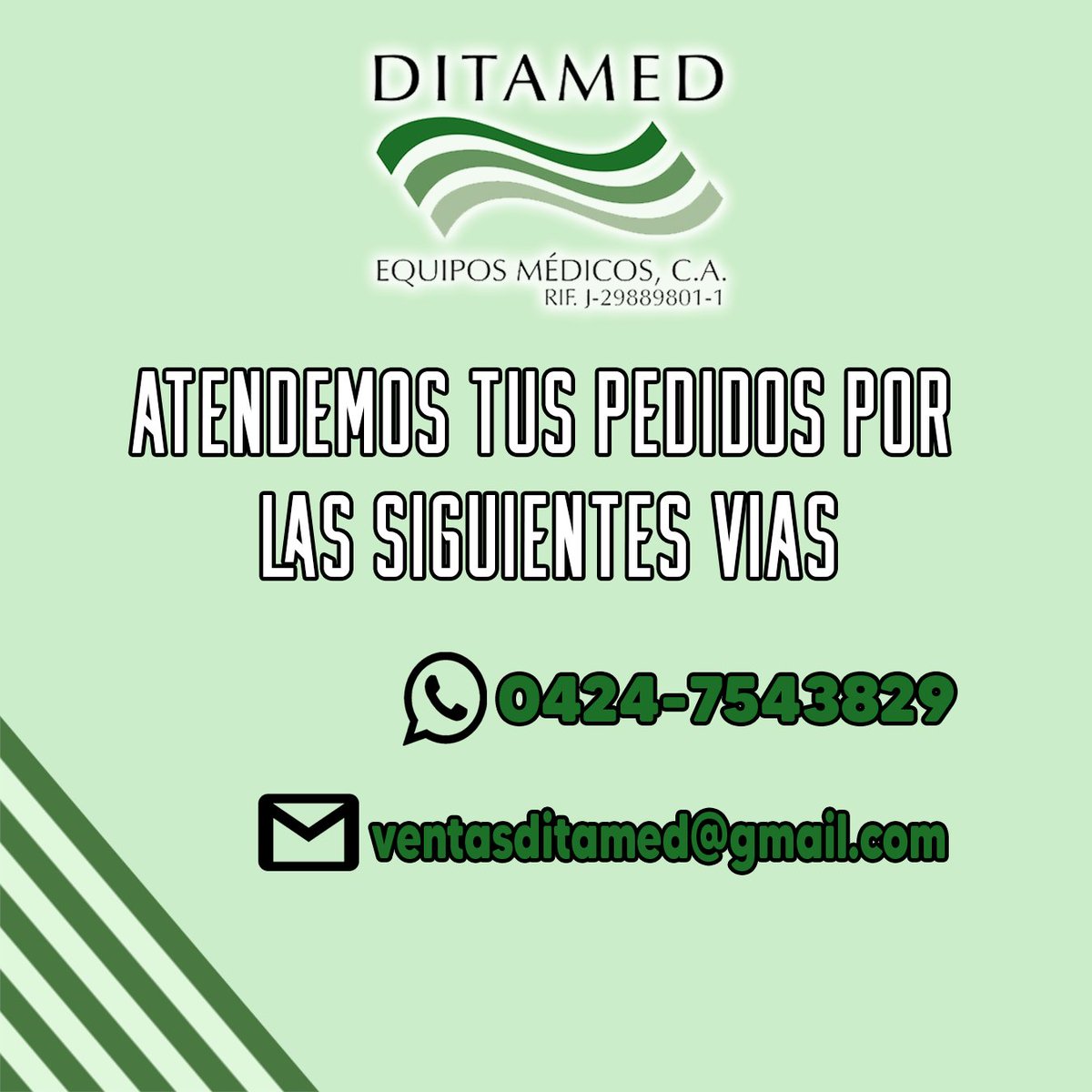 DITAMED's tweet image. Feliz miércoles, Activos por acá... te dejamos nuestros horarios de atención y las vías de comunicación... #Ditamed #Equiposmedicos #horario #caracas