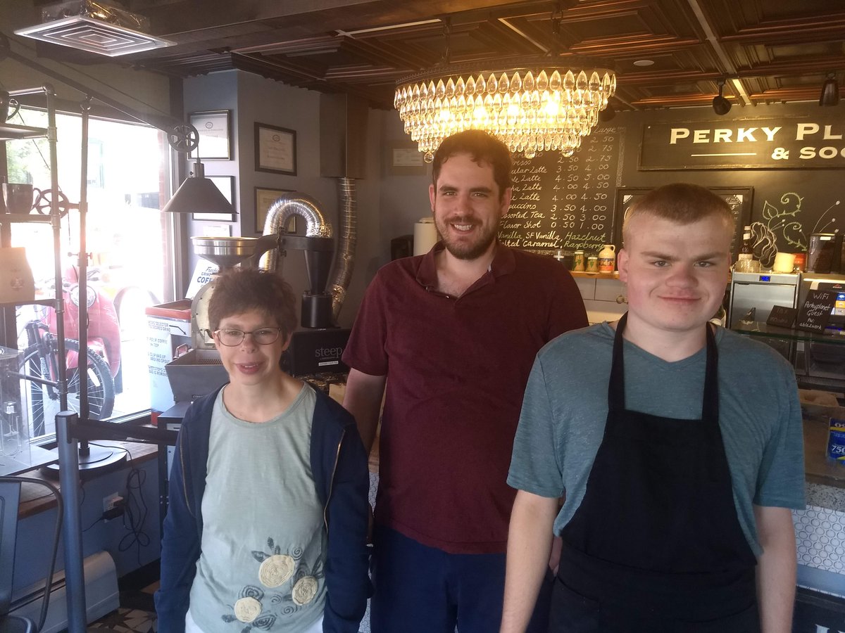 ThePerkyPlanet's tweet photo. @TheMoneyMensch Dear Mr. Bloom, our coffee shop designed to employ people with disabilities is struggling to survive. Please consider RT our GoFundMe as we fight to exist.  Thank you. https://t.co/RPLlgFpHrW https://t.co/kEHQdr4H52