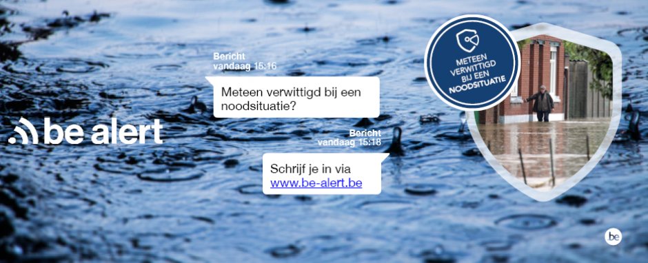 Vandaag beslist de Nationale Veiligheidsraad over de (verlenging van de) maatregelen rond de #coronacrisis. Wil je meteen op de hoogte zijn? Schrijf je nog snel in op BE-Alert via bit.ly/3eyebbc.