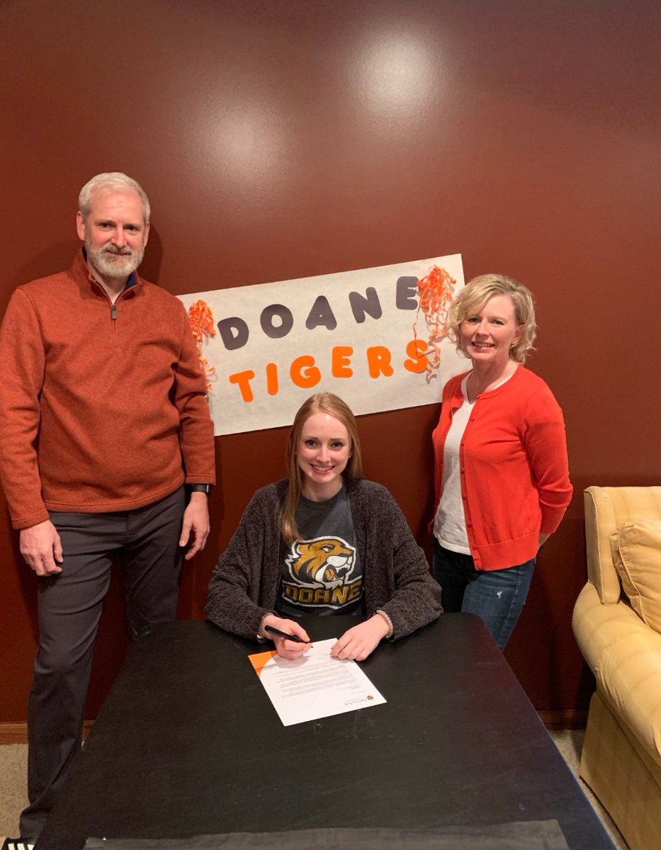 Congratulations to Cassie Kessler for signing with The Doane Tigers! 
Can't wait to her when she hits her goals!