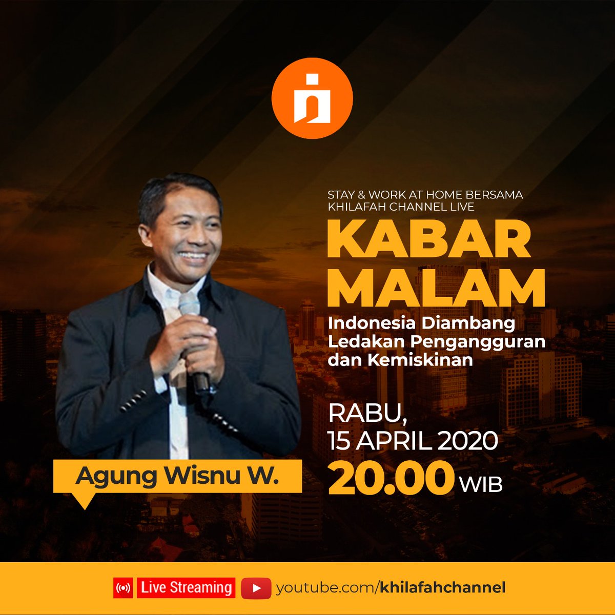 MFH1924's tweet photo. Kehangatan #kabarmalam bersama @MasAgungWisnu .. https://t.co/0ZU8ySbJau