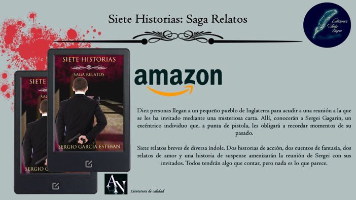 SergioGE199's tweet photo. #YoMeQuedoEnCasa, y lo hago leyendo. Si tú también quieres leer, yo te ofrezco tres opciones en #Kindle por tan solo 0,99€ cada uno

'Cerca de mí' https://t.co/u30XwZpNVN

'Siete historias' https://t.co/J0xUstu0JU

'El circo' https://t.co/Baqmhym0qw

#QuedateEnCasa https://t.co/VYWuk9RPGn