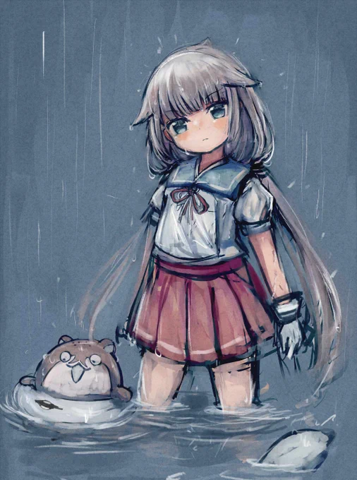 水も滴る良い御蔵…
と思ったのですが水って難しいですね
しっとりミクラチャン 