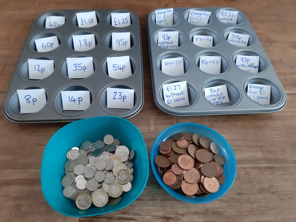 Maths4Kids's tweet photo. A simple maths activity to set up. Easy to differentiate for different ages (Reception and Y3 here) and both enjoyed it :-)

#homeschooling #MathsEveryoneCanAtHome #homelearning https://t.co/8LpeXFjGuf