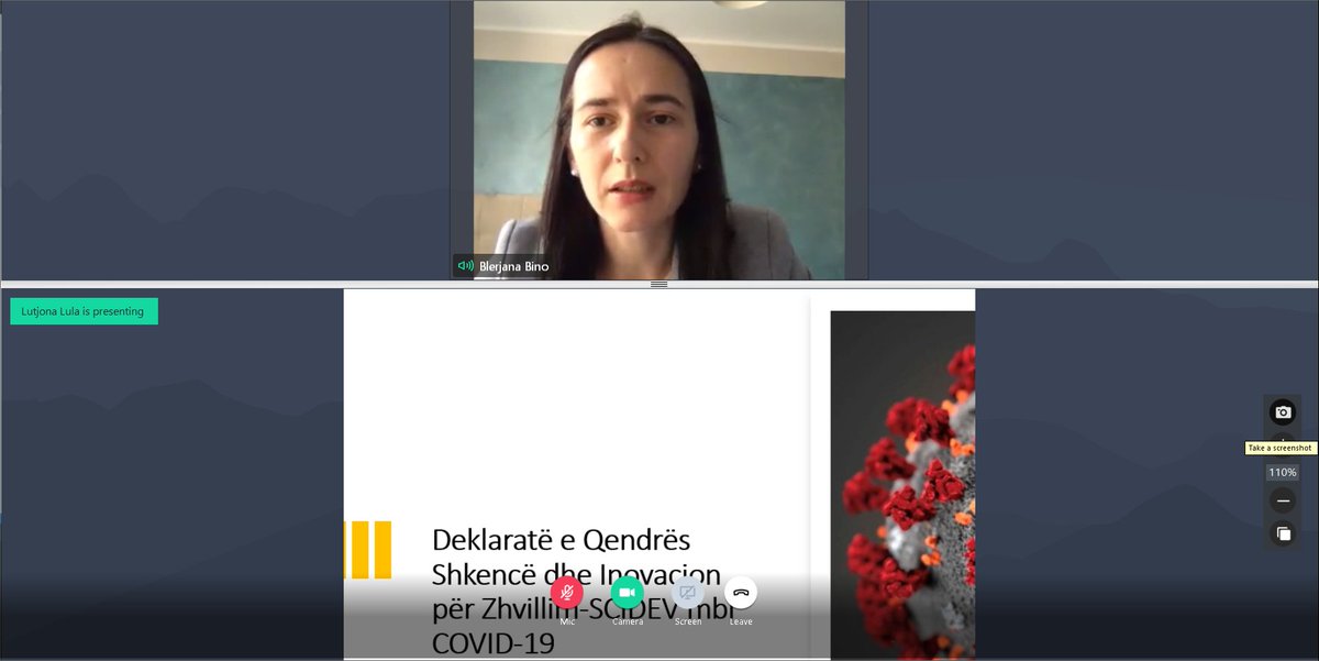 BlerjanaB's tweet photo. Lively & insightful discussions on #EU responses to #COVID19 focusing on #education #mobility #youth #health #politics with @GentiolaMadhi & @lut_jona ππππ#SCiDEV #ESNTirana #THISisESN #debatelab #standoutanddebate #EUresponses #webinar https://t.co/EHGoSErdul