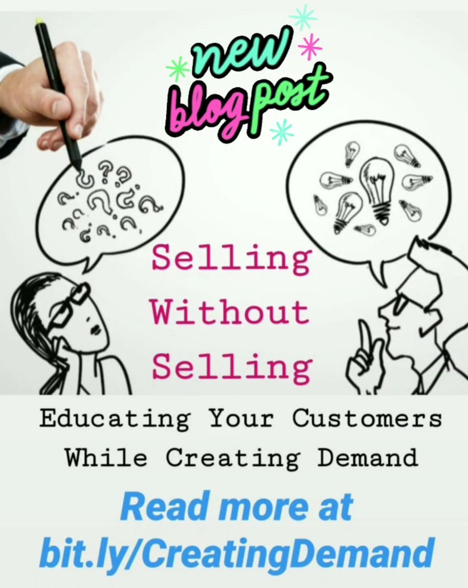 BeverlysWebshop's tweet photo. New blog post!
Selling Without Selling
Here are 4 ways to educate your customers while creating demand.
Read more at https://t.co/oLP00oMXNk
#creatingdemand #marketing #marketingtips #audiencebuilding #businessgrowth #savvymarketers #savvyentrepreneurs #customers #fomo https://t.co/EENeqsQoCt