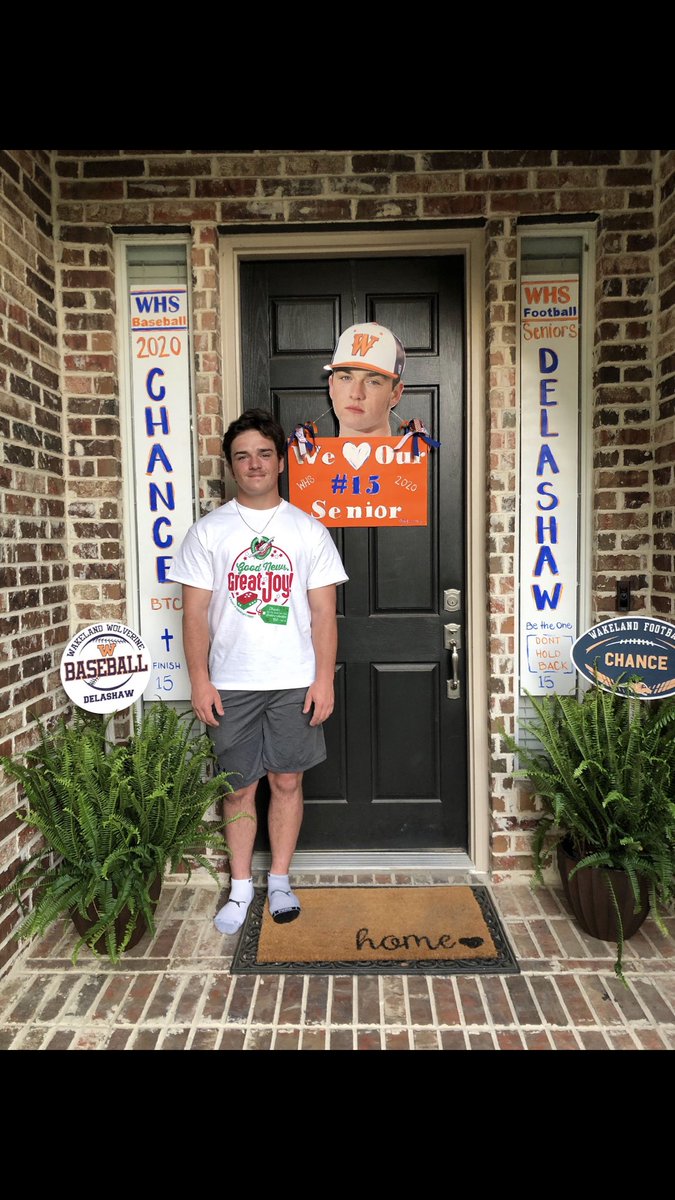 🎓 Senior Spotlight 🎓
<a href="/chancedelashaw/">Chance Delashaw</a> has played ⚾ since age 5.  He will attend Tarleton State to study Construction Science.  Chance's favorite pre-game ritual is praying with the team.  His favorite memory is <a href="/97_starnes/">M Scott Starnes</a> driving Renshaw's truck into a pole! <a href="/wakelandhs/">Wakeland High School</a>#Senior