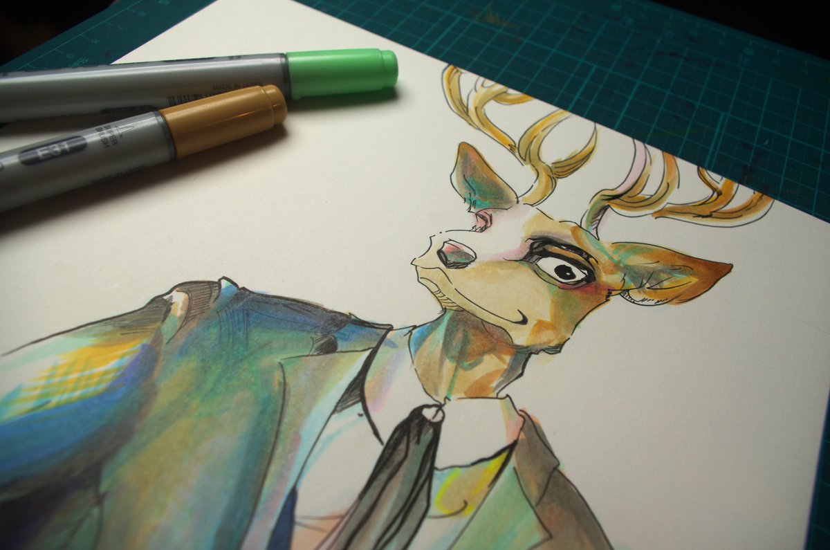 Beastars より2巻の表紙を模写しました Amp Rtよろしく 絵描き Wolf ｳﾙﾌ 低浮上中 のイラスト