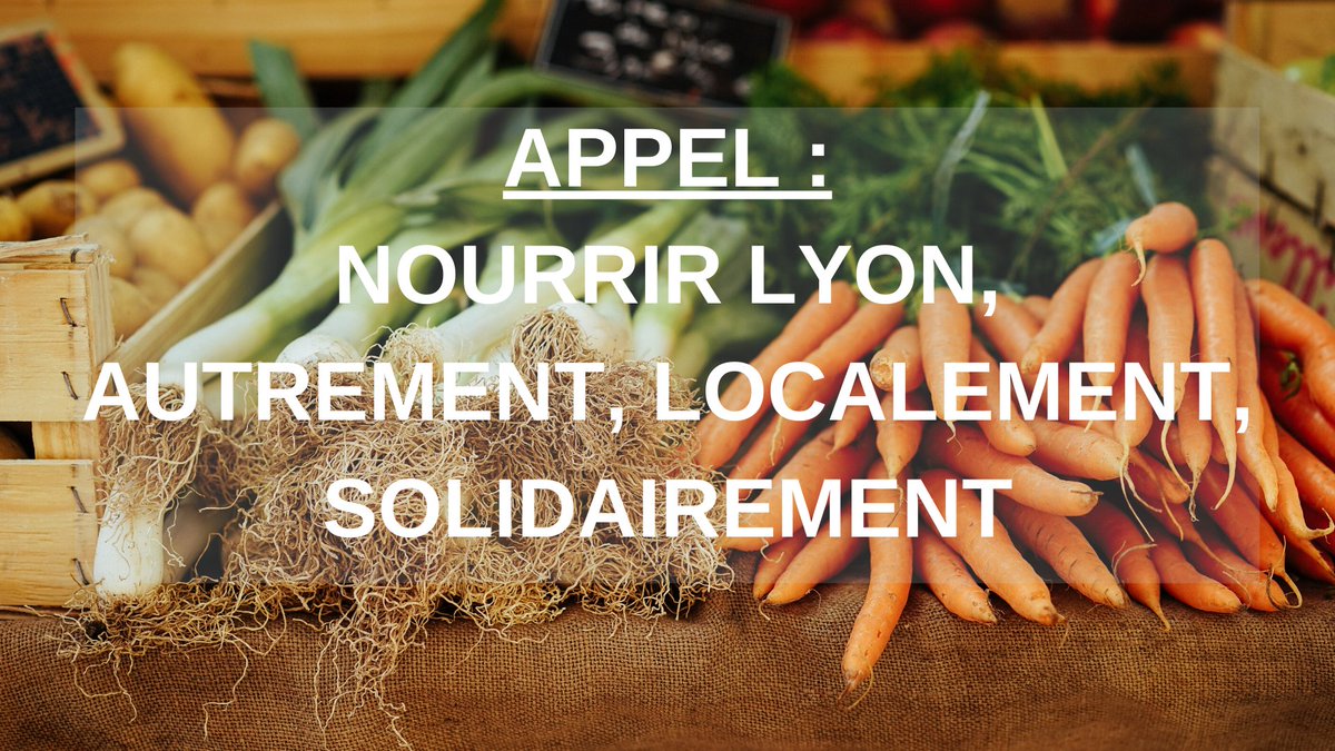 La_Gonette's tweet photo. NOURRIR #LYON AUTREMENT : signez l'appel ✍️
Profitons de cette crise pour relocaliser les circuits de l'alimentation et créer un Marché d'Intérêt Métropolitain avec des modes de paiement adaptés
#Covid_19 https://t.co/WHWOpqiGSx