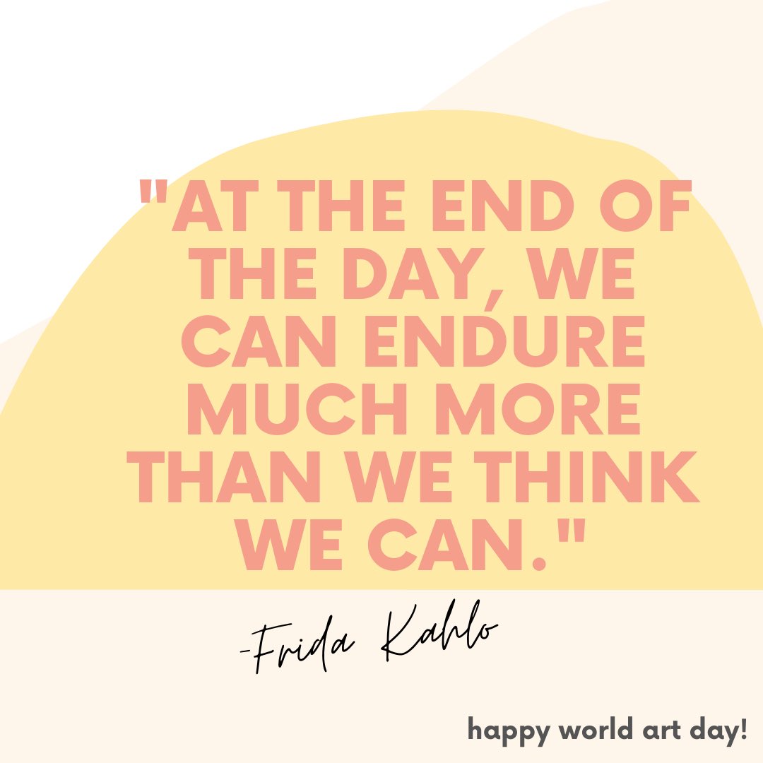 Today is #WorldArtDay! How are you going to celebrate?