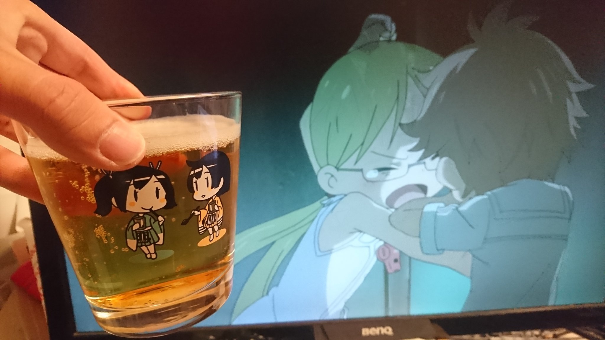 沖津風 アニメ見ながら艦これしながらビール T Co Z7wsuxldha Twitter