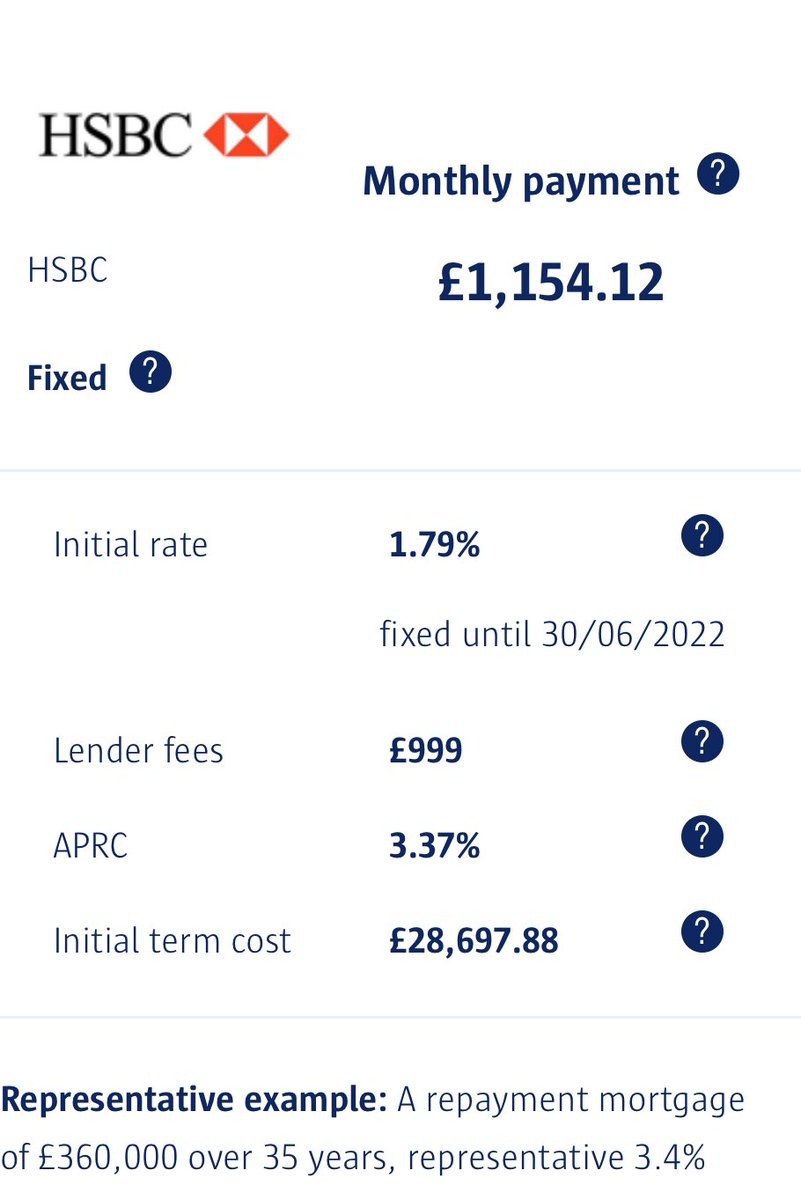 People underestimate the importance of REMORTGAGES when being homeownerHopefully this may be useful for someoneTo begin, let’s say Emmanuel has a 360K mortgage with HSBC at 1.79% for 35 years on a house that’s worth 400K. He’s currently paying £1,154 per month