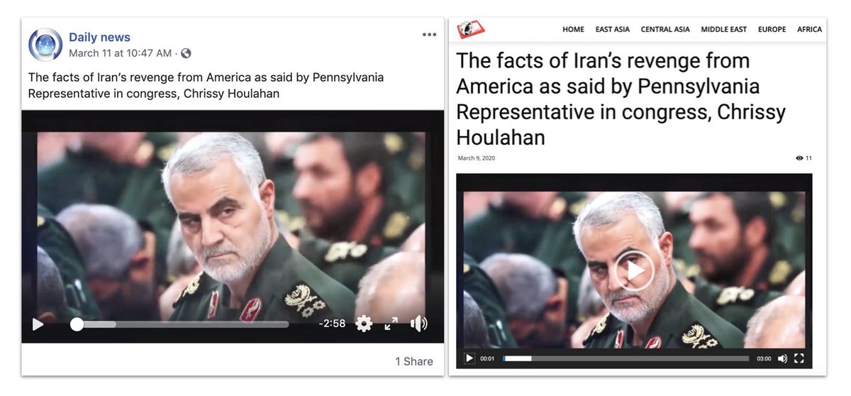 Their timelines were full of content like this: messaging from IUVM or Iranian state media without the attribution. Typical of this actor in style and narrative. Sometimes it acts like a covert government press department.