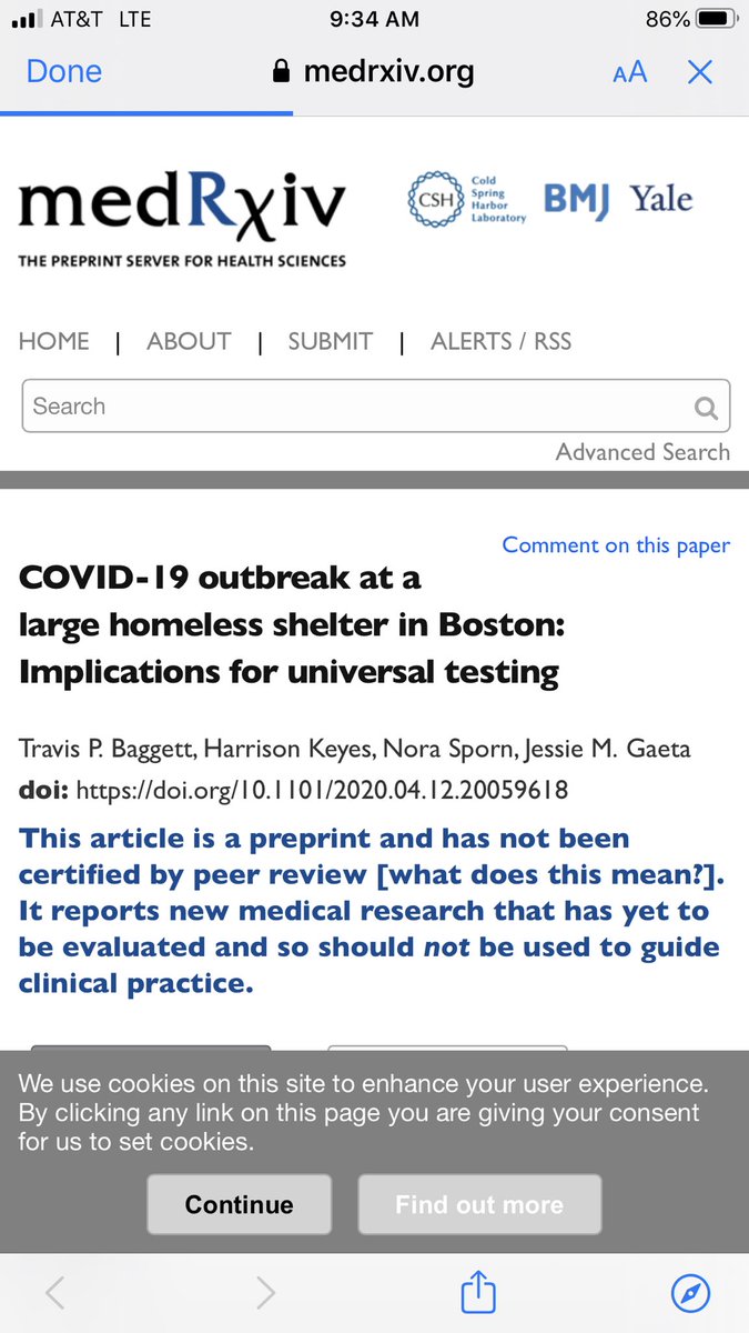 AlexBerenson's tweet photo. 1/ Wow. Stunning finding out of Boston. Researchers tested 408 homeless people for #SARS_COV_2. 147, or 36%, had the virus. BUT NEARLY ALL WERE ASYMPTOMATIC - only one had a fewer and two had shortness of breath. https://t.co/bjMPJVdcwN