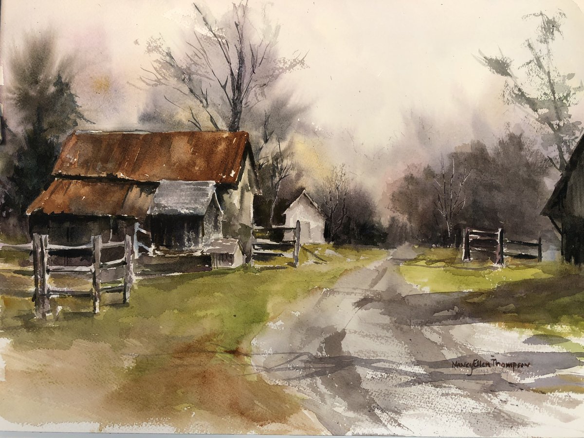 NancyEllenThomp's tweet photo. Painted in the ‘Paint Along with Vladislav Yeliseyev’ https://t.co/cUrhb3SkrQ