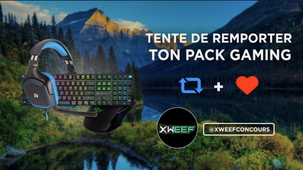XweefConcours's tweet photo. Qu’est-ce que vous aimeriez #win ?
Je vous invite à me dire en dessous ce qui vous ferez plaisir ! 🍀
Plusieurs exemples fait auparavant :
- Pack #Gaming
- Batterie #Externe https://t.co/Fc2oGmlEAZ