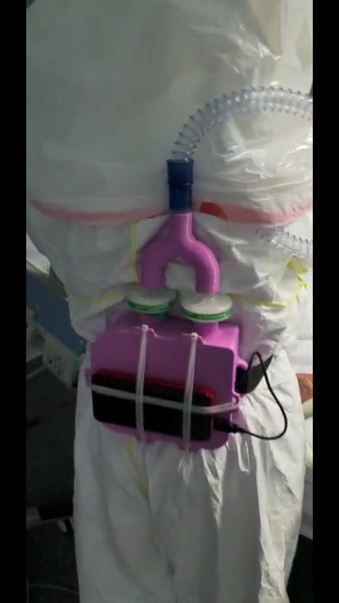 🛑#Respirador impreso en #3D para uso #Medicos

⚡Bajo consumo, low-cost #DIY
🏥 Usa equipo estándar de #Hospital 

👉 github.com/emergency-resp…

🙌DIFUNDELO!

Un honor haber colaborado en el increíble trabajo de Lamberto López 😊 Foto: Hospital Univ. Sudeste <a href="/SaludPublicaEs/">Salud Pública</a>