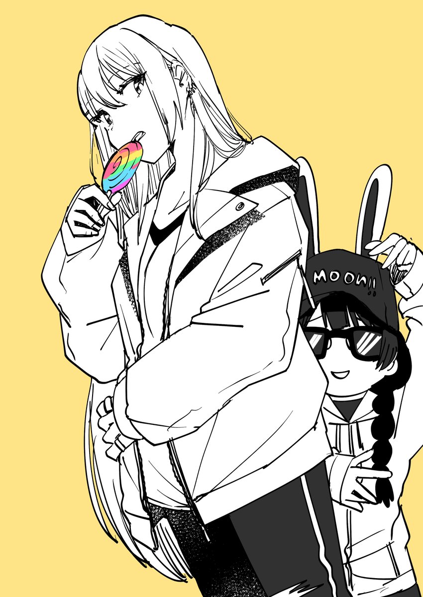 樋口楓 ,月ノ美兎 「僕がエモを描こうとするとこうなります
#でろあーと 」|うえした@お仕事募集中のイラスト
