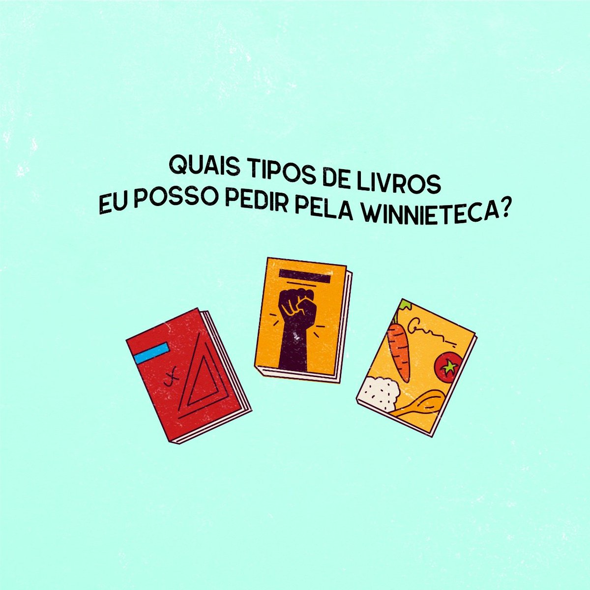 WinnieTeca's tweet photo. Você pode pedir qualquer tipo de livro para doação, seja ele relacionado à sua área de estudo, um livro de ficção, alguma leitura essencial para sua formação pessoal... fique a vontade! Lembre-se apenas de priorizar o livro que vc mais precisa ;)
#PedeUmLivro https://t.co/xgnivbdisx