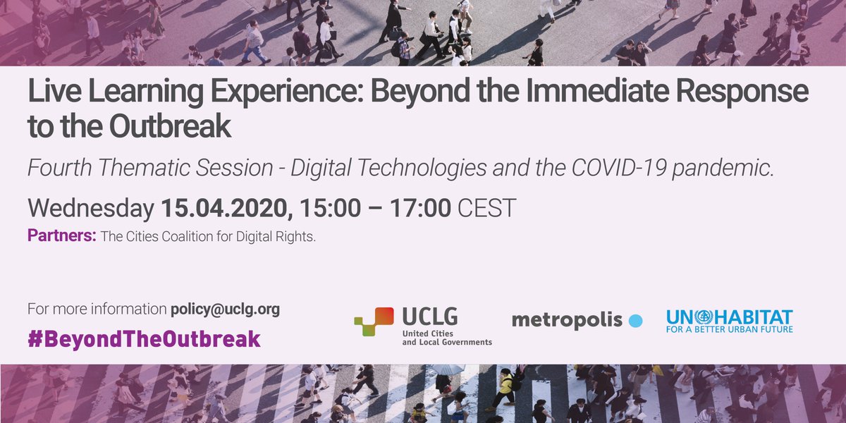 robi_cocco's tweet photo. Very pleased to join #BeyondTheOutbreak session focused on digital technologies during #COVID19 pandemic today. I'll be sharing some of the best practices we have been developing in Milan to take advantage of technology to respond to the citizens' needs. https://t.co/OWFT1ElnTe
