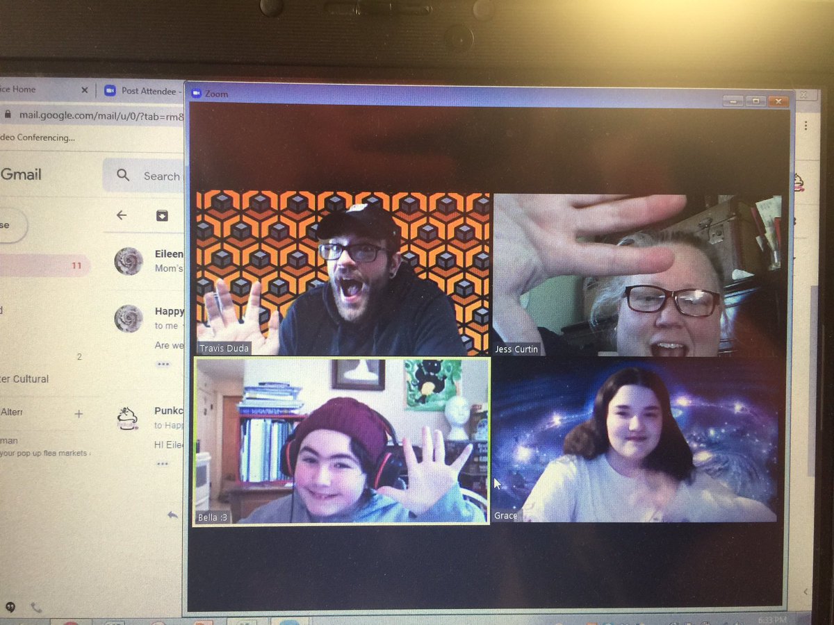 WorcesterYPP's tweet photo. We had some wild, zine planning times on @zoom_us last night with some of the #WYPP crew!! #zinelife #onlinelearning #goodtimes https://t.co/GuXcKEPcFx