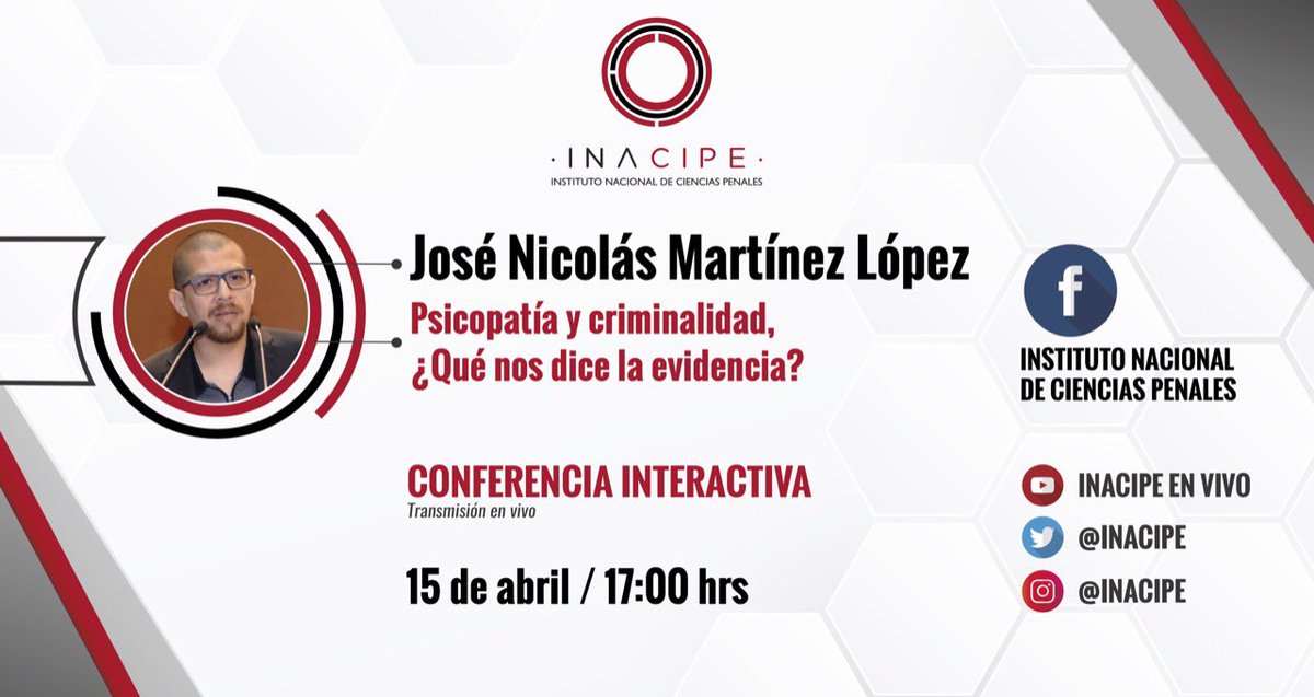 drmaln's tweet photo. Hoy los espero a las 5, esperando sea de su agrado y para reflexionar en torno a los trastornos psicopáticos #QuédateEnCasa, @INACIPE, @INPRFM,@PSIQUIATRIA_APM https://t.co/yszqgJusr0