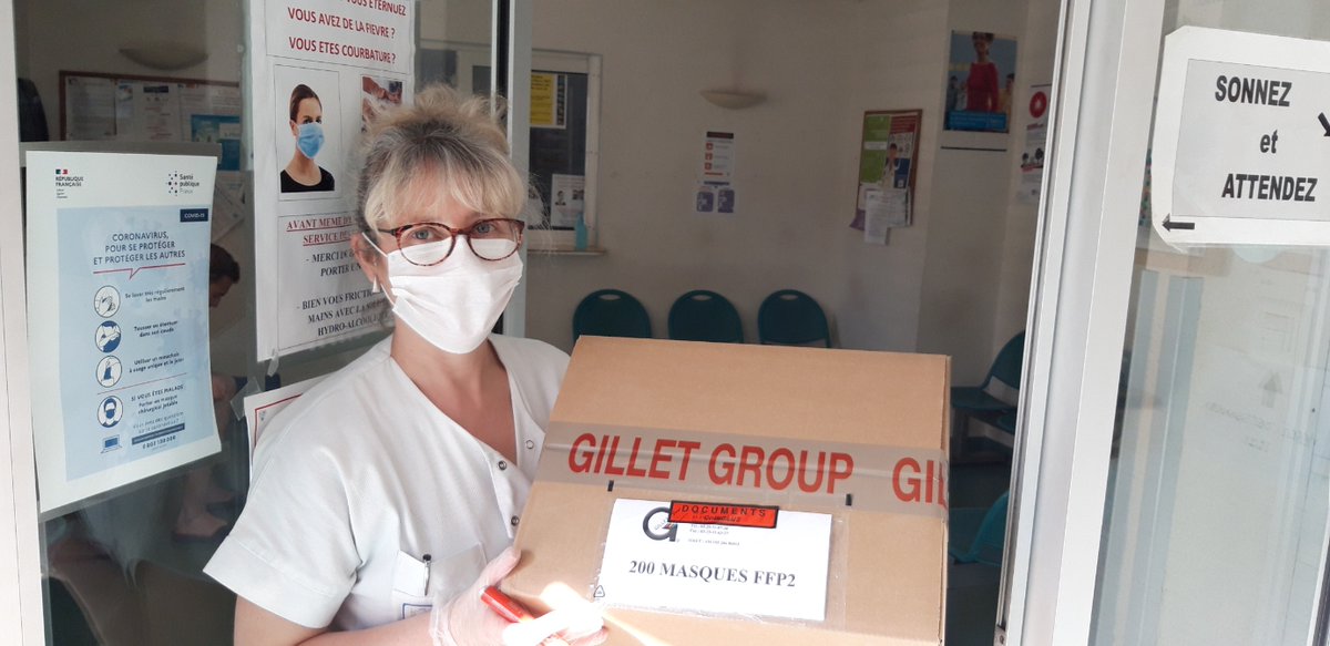 GilletGroup's tweet photo. En cette période où la solidarité et l’entraide sont primordiales, Gillet Group et son équipe s’engagent dans la lutte contre le COVID19 aux côtés des forces médicales de notre région avec des dons de près de 1000 masques dans les hôpitaux du Grand-Est
https://t.co/ox0R7vHVnI https://t.co/g31oVv1nwO