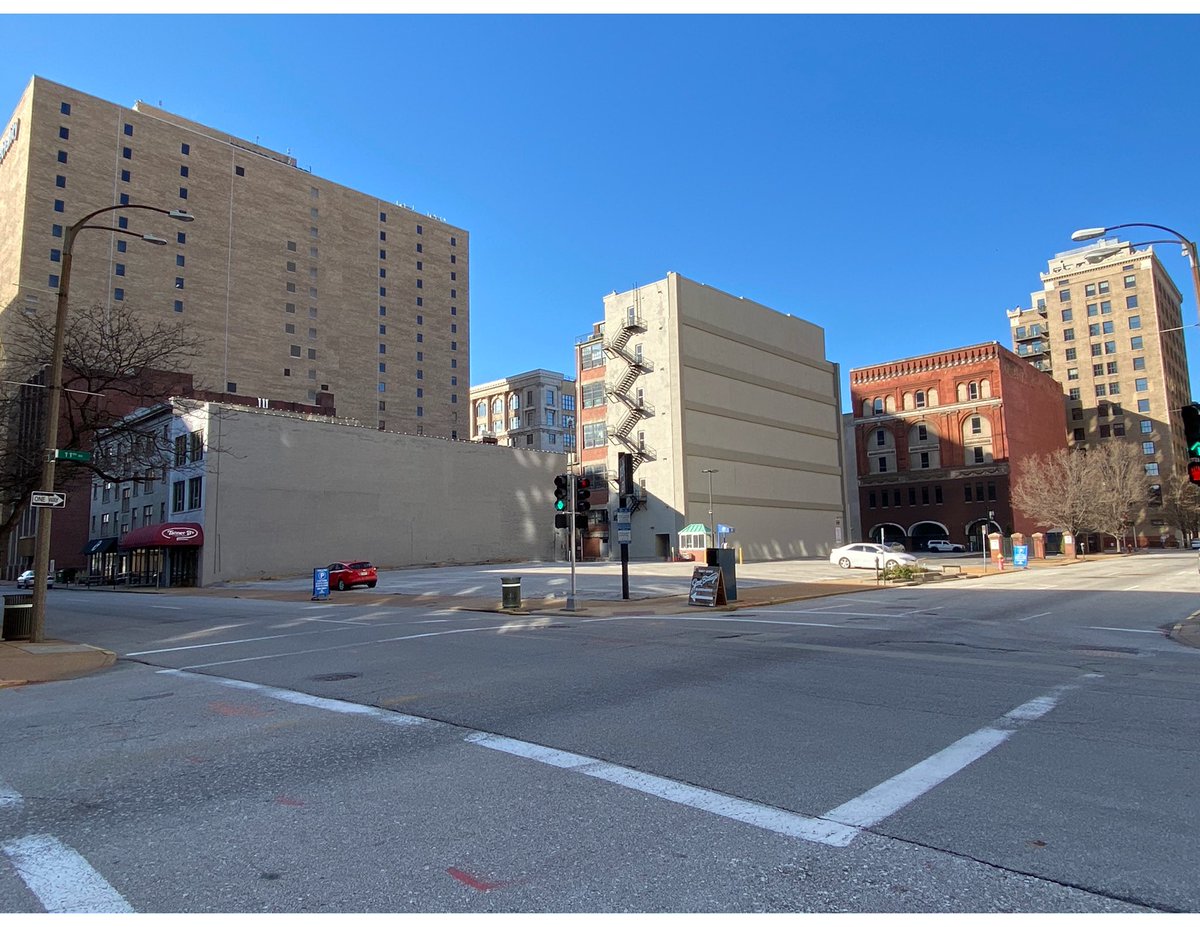 #loutopia; potential #stl vs reality
.
“Tough times don’t last. Tough people do❤️”
.
Downtown at Pine &amp; 11th