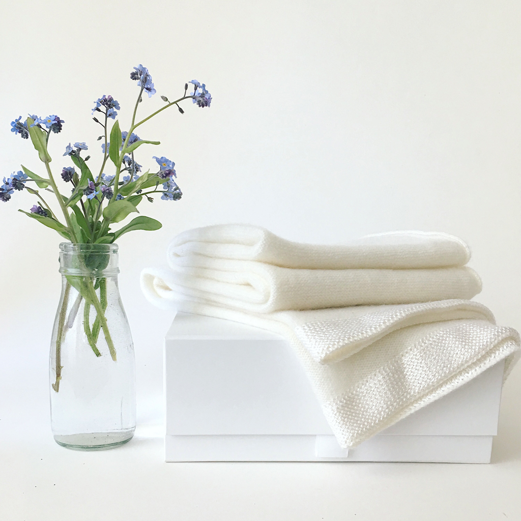 The forget-me-nots are out - Spring has well and truly sprung.  We are busy in the studio designing the new cashmere bridal collection - watch this space.