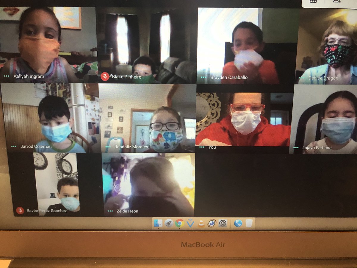 Wear your mask to morning meeting#hennesseyrising