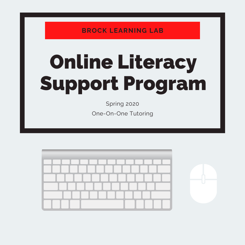 BrockULab's tweet photo. The #BrockU Learning Lab is excited to announce that we will be offering an Online Literacy Support Program for the month of May! Registration is currently OPEN! https://t.co/4iOTlbuOab ⬇️ #BrockLearningLab https://t.co/REqBrr6oFy