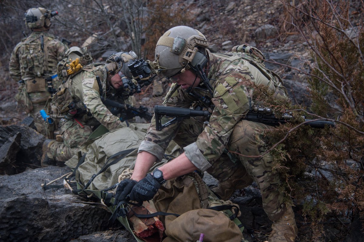 Special Tactics airmen during training at Fort Knox, Kentucky, 2020.#USAF #STS...