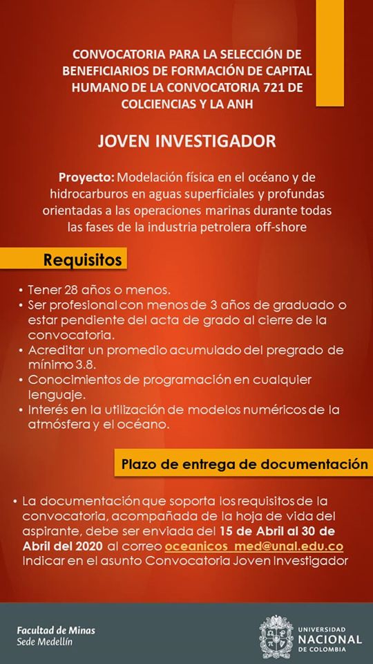 fminas's tweet photo. Convocatoria abierta para jóvenes investigadores: https://t.co/XEDShWaZHO