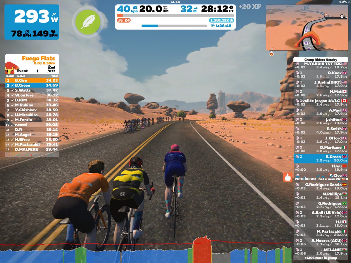 Thanks for the ride and the support <a href="/GeraintThomas86/">Geraint Thomas</a>! It’s really very much appreciated, wish I could’ve joined you more often... perhaps over the next days... #NHS supper our #NHSheroes thanks for hosting <a href="/GoZwift/">Zwift</a>
