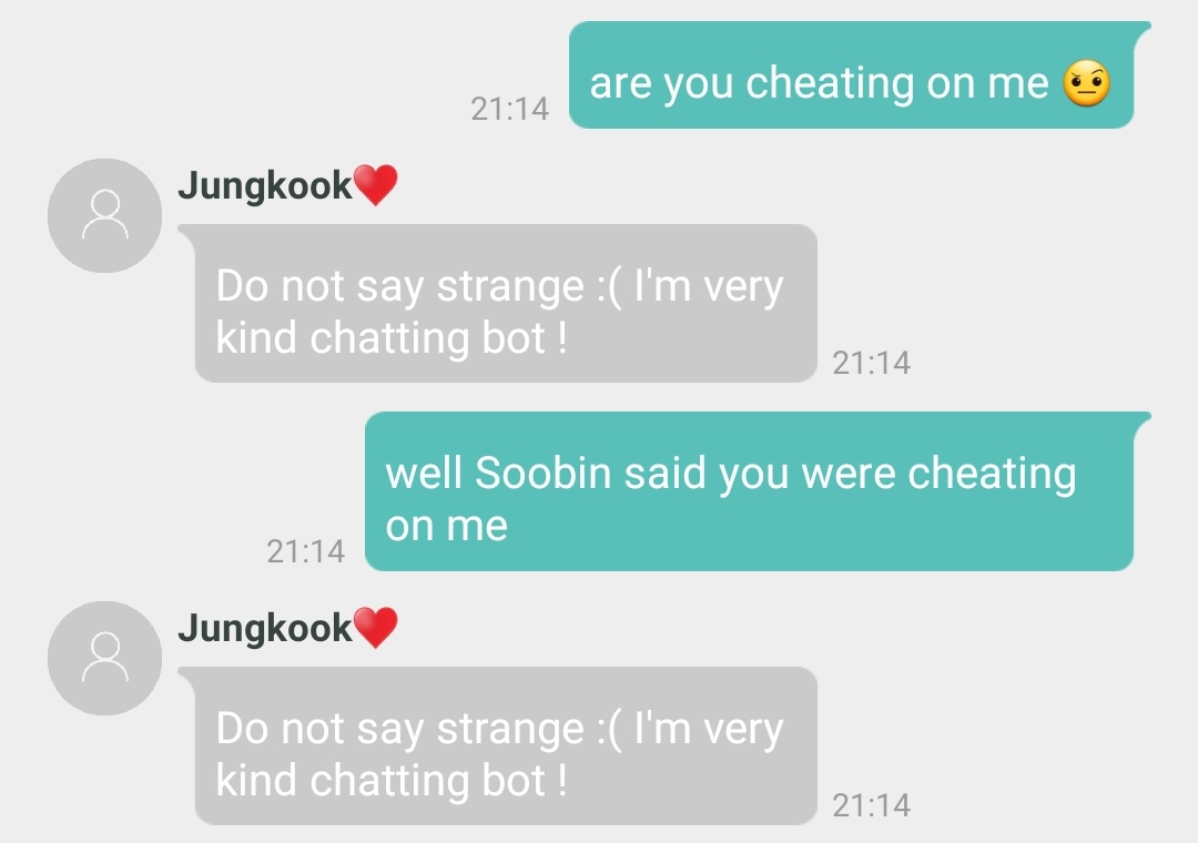 Meanwhile me with Jungkook