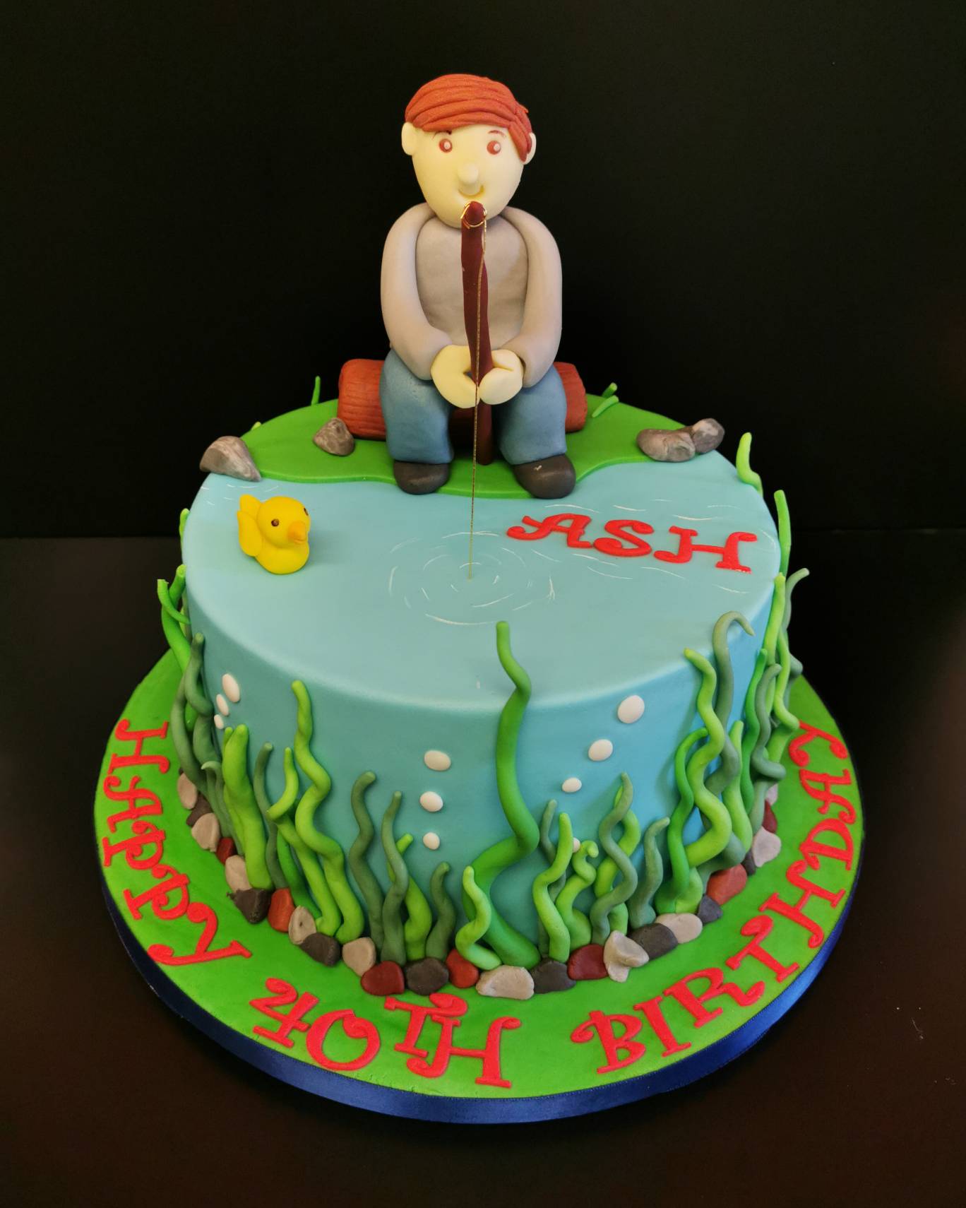 Homemade Cakes on X: Love this fishing themed cake! Relatively