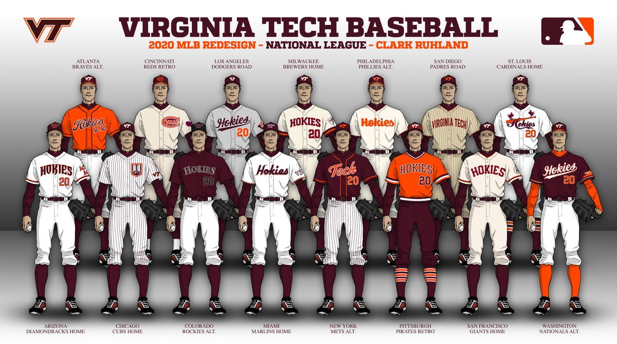 virginia tech baseball jersey