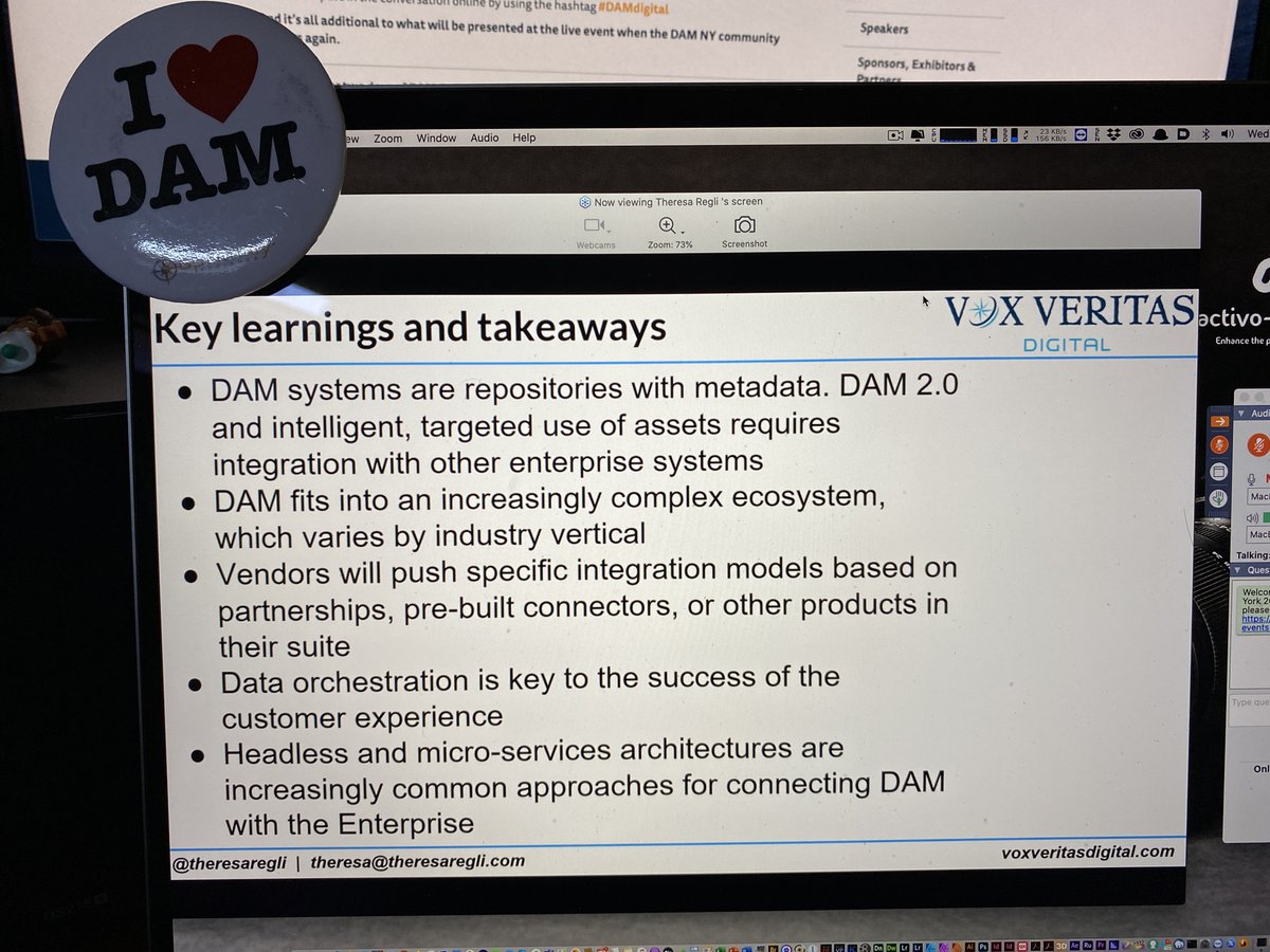 fsanuy's tweet photo. The core of #DAM enterprise #DAMdigital by @TheresaRegli  at #DAMNY 2020 @henrystewartdam https://t.co/dlqJemkG1s